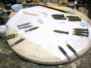 bombs getting painted.JPG bombs getting painted.JPG